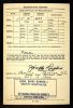 Military draft registration of Frederick Alexander ANDERSON (1909-1970) - back.