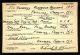 Military draft registration of Frederick Alexander ANDERSON (1909-1970) - front.