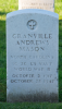 Headstone of Granville Andrews MASON (1917-1947).